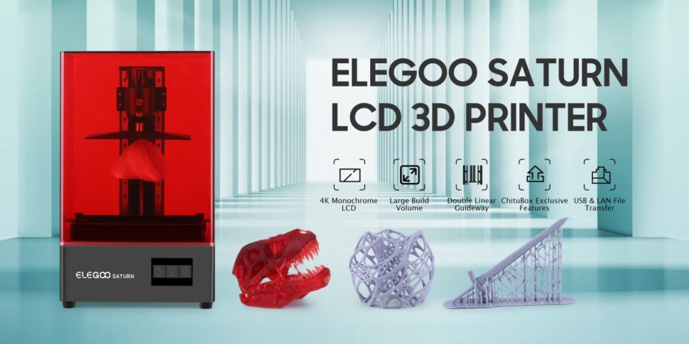 Elegoo Saturn 3D Drucker Ankündigung