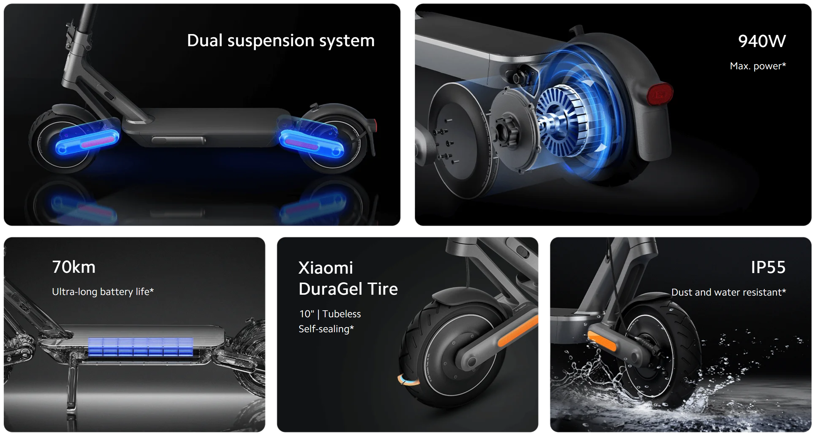 komfortabler Xiaomi Federung Ultra dank - vorgestellt 4 E-Scooter