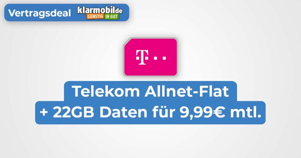 Klarmobil 22GB Telekom Mai 24 Beitragsbild