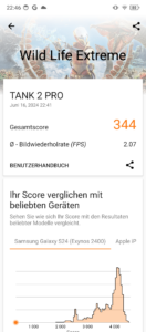 8849 Tank 2 Pro Leistung 3D Mark 4