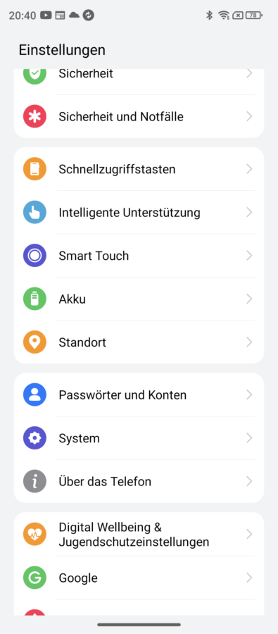 ulefone armor26 ultra android settings