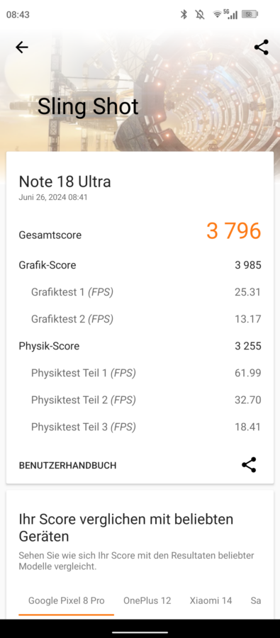 Ulefone Note 18 Ultra Test Bench 1