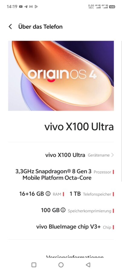 Vivo X100 Ultra Test origenos 4 android 14 3